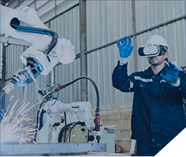engineer using vr glasses for controlling the robo 2025-01-29-02-48-03-utc